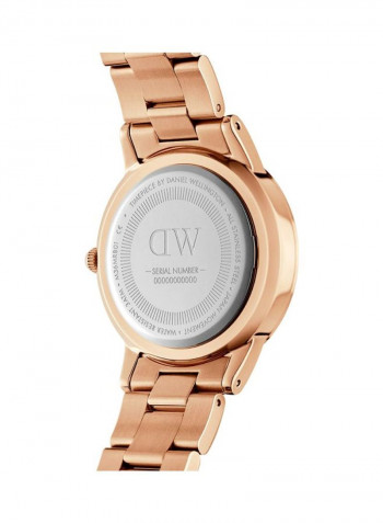 Men's Iconic Link Stainless Steel Analog Watch DW00100343