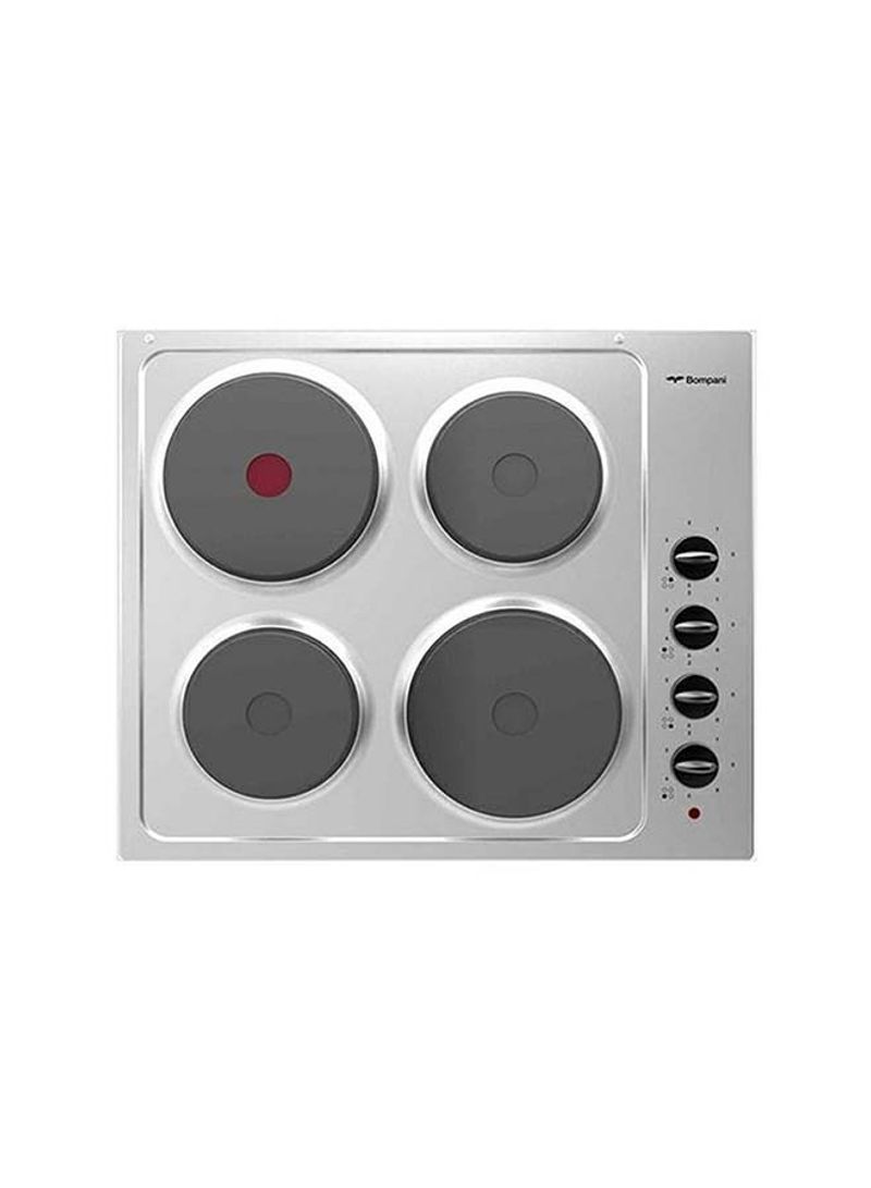 Builtin - Hobs Stainless Steel 4 Hot Plates Auto Ignition BO253JFE Silver