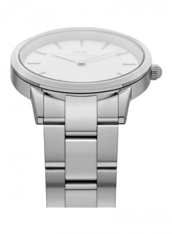 Men's Iconic Link Stainless Steel Analog Watch DW00100341