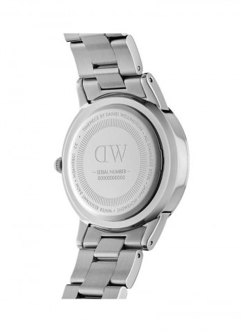 Men's Iconic Link Stainless Steel Analog Watch DW00100341