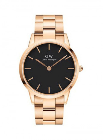 Men's Iconic Link Stainless Steel Analog Watch DW00100344