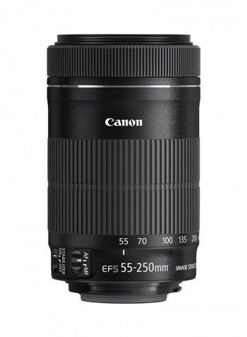 EF-S 55-250mm f/4-5.6 IS S STM Camera Lens Black