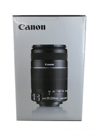 EF-S 55-250mm f/4-5.6 IS S STM Camera Lens Black