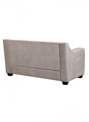 Gary 2-Seater Sofa Grey/Black