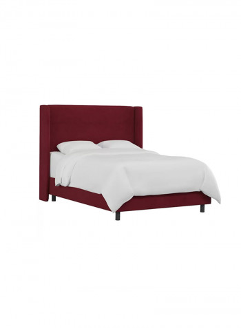 Goodrich Upholstered Bed Maroon