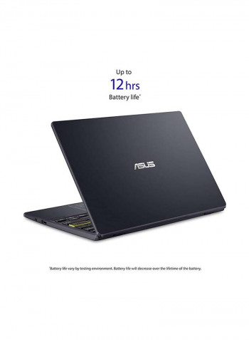 لابتوب L210MA-DB01 فائق النحافة بشاشة HD قياس 11.6بوصة ومعالج سيليرون N4020 وذاكرة رام بسعة 4 جيجابايت وذاكرة eMMC بسعة 64 جيجابايت وبطاقة رسومات إنتل بدقة فائقة الوضوح ستار أسود