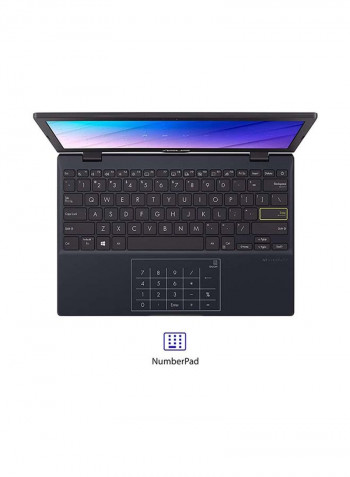 لابتوب L210MA-DB01 فائق النحافة بشاشة HD قياس 11.6بوصة ومعالج سيليرون N4020 وذاكرة رام بسعة 4 جيجابايت وذاكرة eMMC بسعة 64 جيجابايت وبطاقة رسومات إنتل بدقة فائقة الوضوح ستار أسود