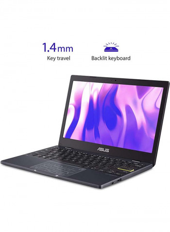 لابتوب L210MA-DB01 فائق النحافة بشاشة HD قياس 11.6بوصة ومعالج سيليرون N4020 وذاكرة رام بسعة 4 جيجابايت وذاكرة eMMC بسعة 64 جيجابايت وبطاقة رسومات إنتل بدقة فائقة الوضوح ستار أسود