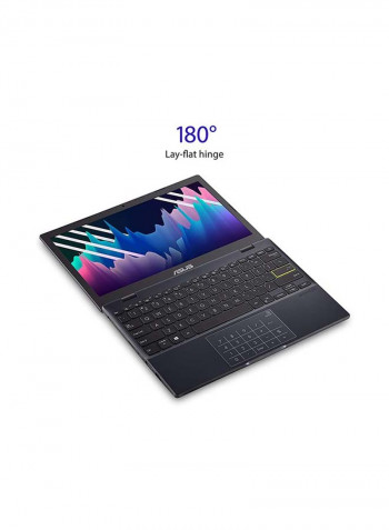 لابتوب L210MA-DB01 فائق النحافة بشاشة HD قياس 11.6بوصة ومعالج سيليرون N4020 وذاكرة رام بسعة 4 جيجابايت وذاكرة eMMC بسعة 64 جيجابايت وبطاقة رسومات إنتل بدقة فائقة الوضوح ستار أسود
