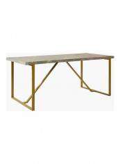 6-Seater Dining Table Gold