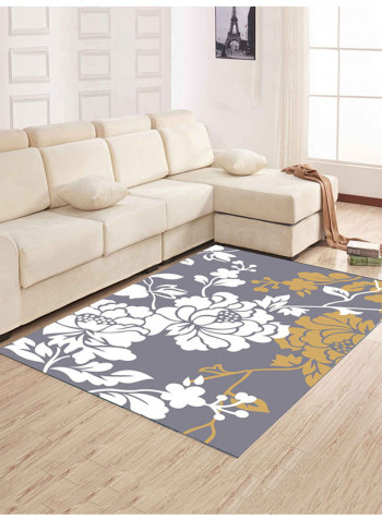 Flower Pattern Living Room Mat Multicolour 160x230centimeter