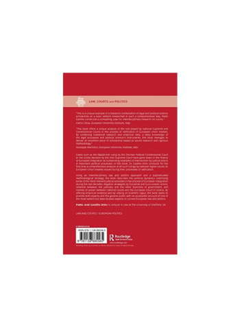 EU Treaties And The Judicial Politics Of National Courts : A Law And Politics Approach Hardcover