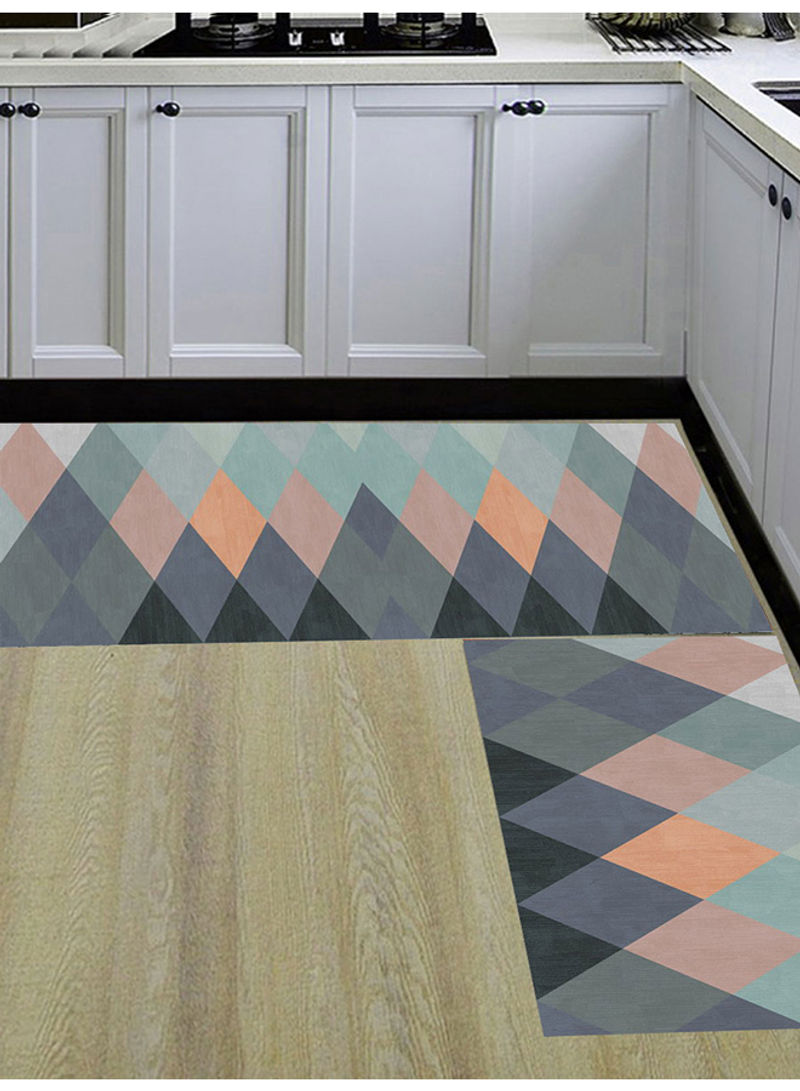 Geometric Pattern Living Room Carpet Multicolour 160x230centimeter