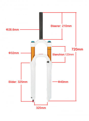 Mountain Bike Air Front Fork 26inch