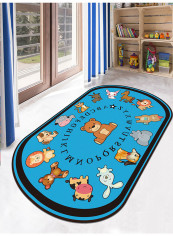Animal Washable Living Room Carpet Multicolour 160x230centimeter