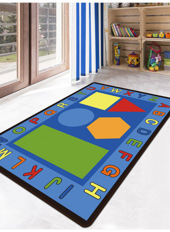 Number Printed Kids Mat Multicolour 160x230centimeter