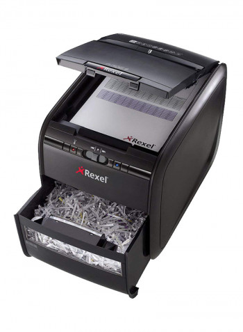 Auto Plus Shredder Machine Black