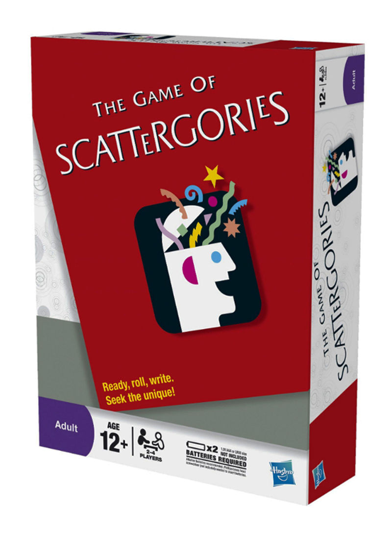The Game Of Scattergories Board Game 5721