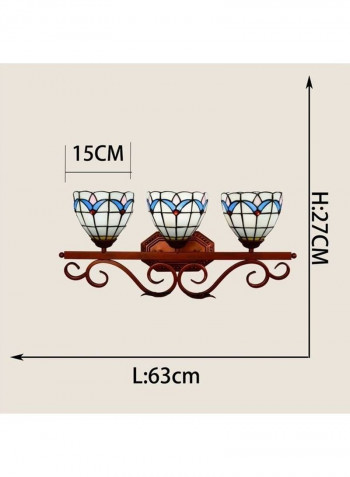 YWXLight Modern Creative Glass Decoration Wall Lamp Multicolour 65*29*20centimeter
