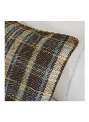 4-Piece Polyester Comforter Set Polyester Hadley Plaid Queen