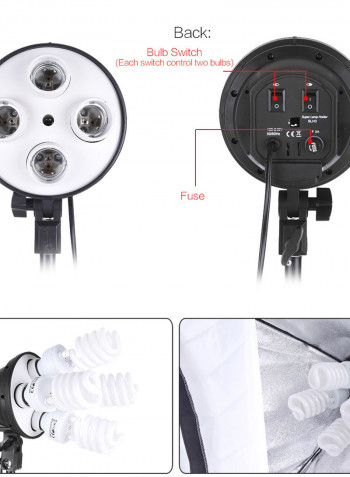 Studio Photography Video Lighting Kit Multicolour