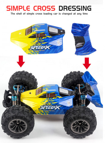 XLF F17 70km/h High Speed Racing Car With 3 Battery 41.5cm