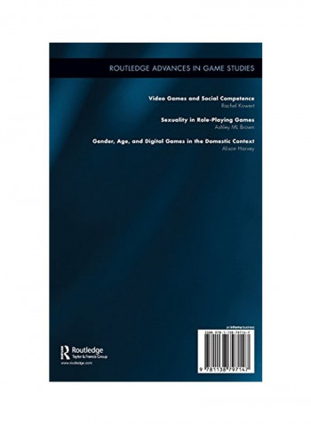Gender, Age And Digital Games In The Domestic Context Hardcover