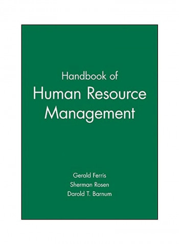 Handbook Of Human Resource Management Hardcover