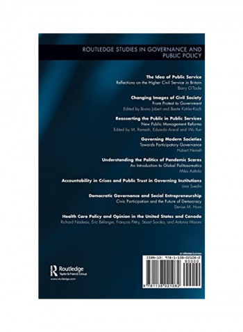 Health Care Policy And Opinion In The United States And Canada Hardcover