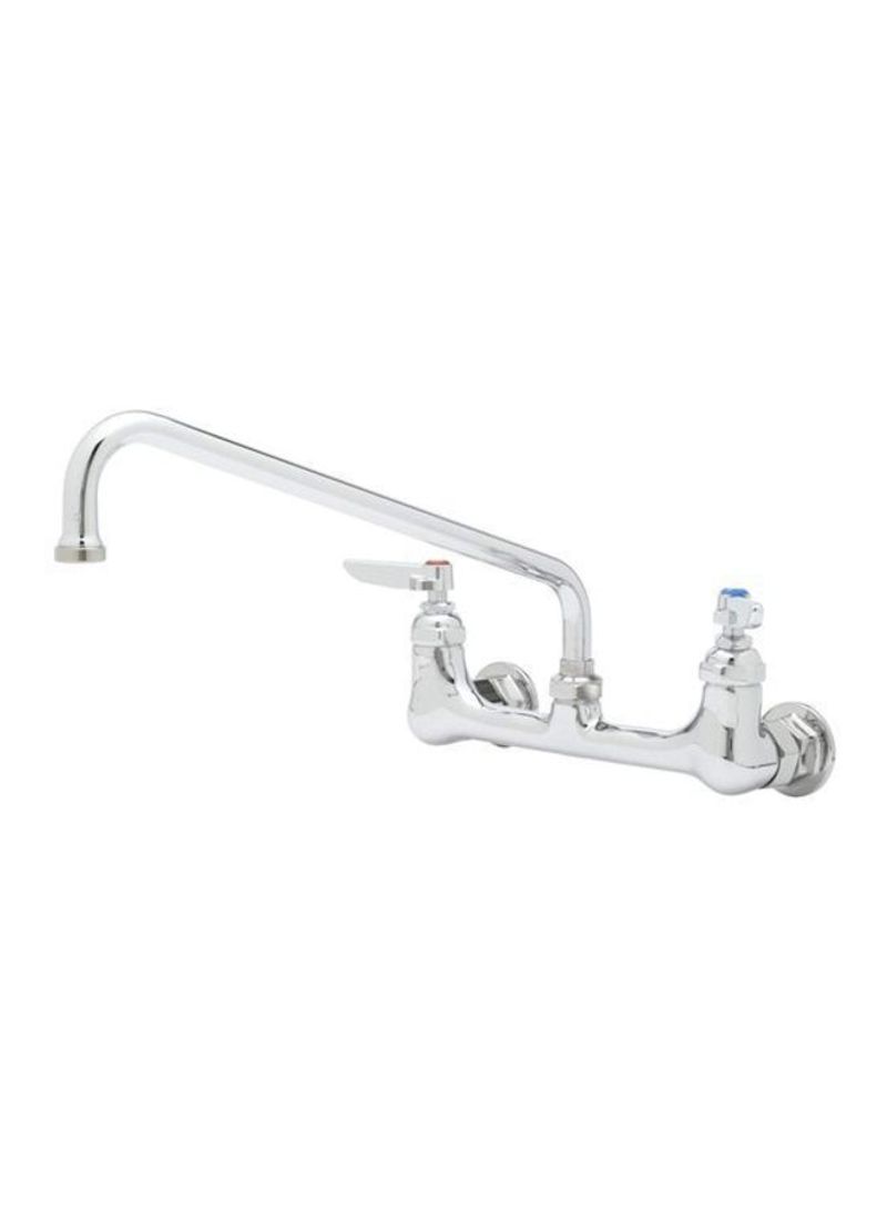 Sink Mixing Faucet With Swing Nozzle Silver