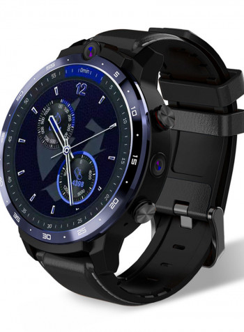 LEM12 Pro 4G LTE Multi-Function Smartwatch For Android/iOS Phones Black