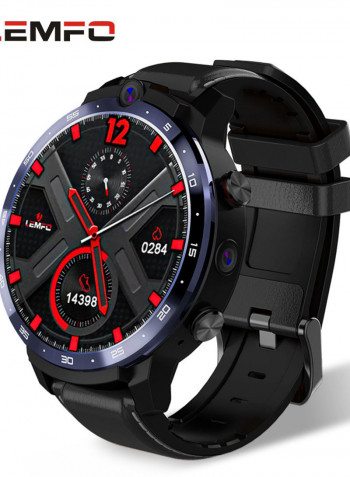 LEM12 Pro 4G LTE Multi-Function Smartwatch For Android/iOS Phones Black