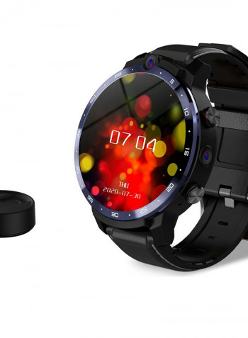LEM12 Pro 4G LTE Multi-Function Smartwatch For Android/iOS Phones Black