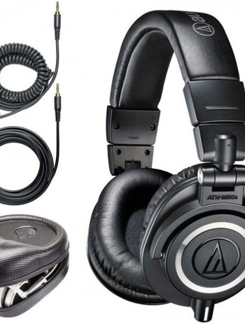 Professional Monitor Over-Ear Headphones Black