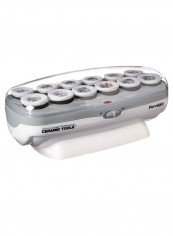 12-Piece Pro Ceramic Porcelain Series Roller Set White/Grey