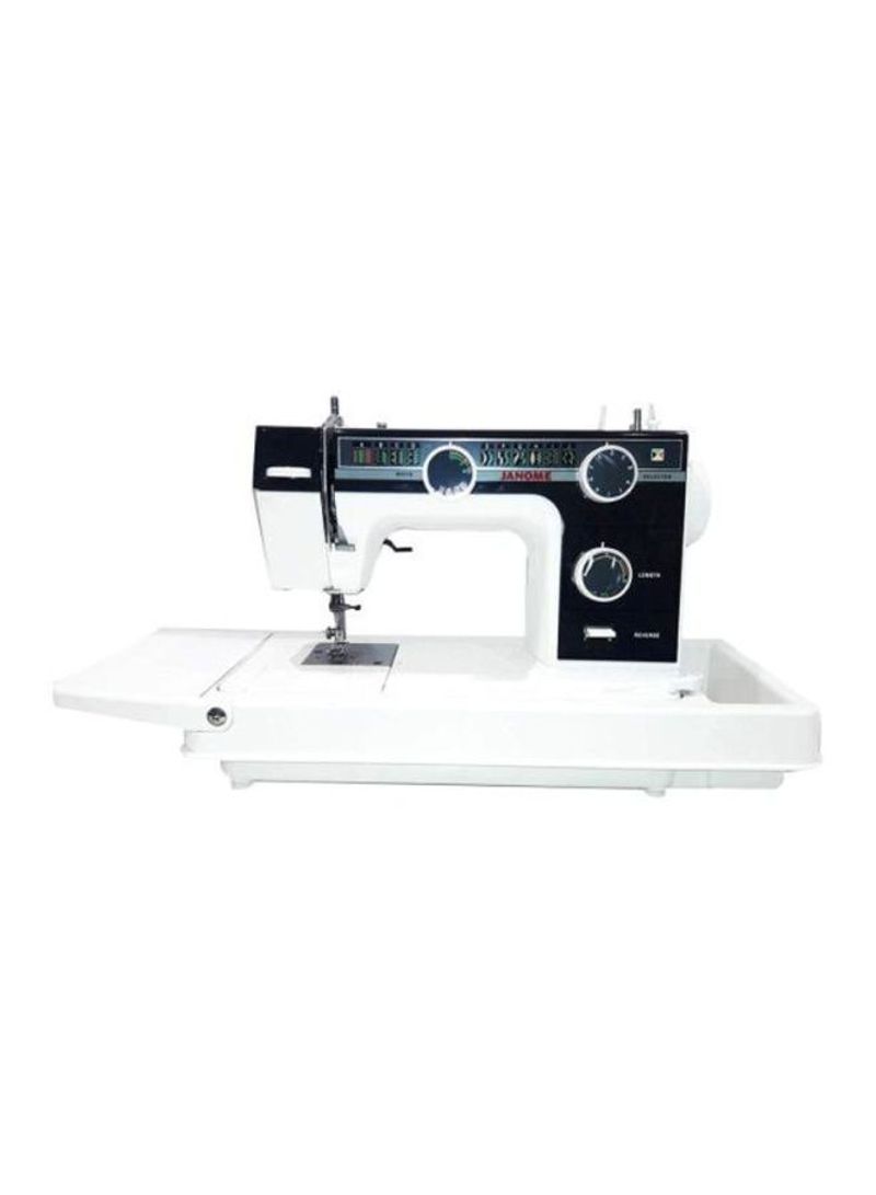 Electric Sewing Machine 393 White/Black/Green