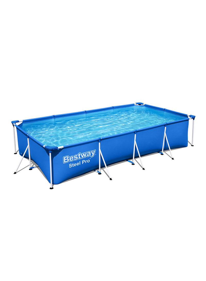 Family Splash Frame Pool Set With Filter Pump 400x211x81centimeter