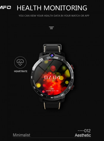 LEM12 Pro 4G LTE Multi-Function Smartwatch For Android/iOS Phones Brown