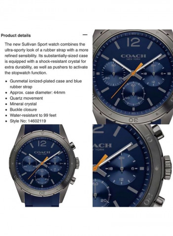 Men's Sullivan Sport Rubber Chronograph Watch 14602119