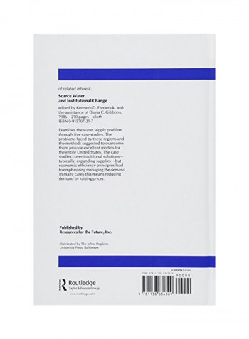 The Economic Value Of Water Hardcover