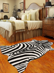 Creative Animal Skin Printing Floor Mat Multicolour 160x230centimeter