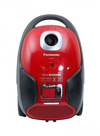Canister Vacuum Cleaner 2100W 6 l 2100 W MCCJ915R Grey/Red