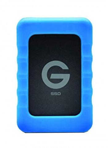 Portable External Solid State Drive 500GB Blue/Black