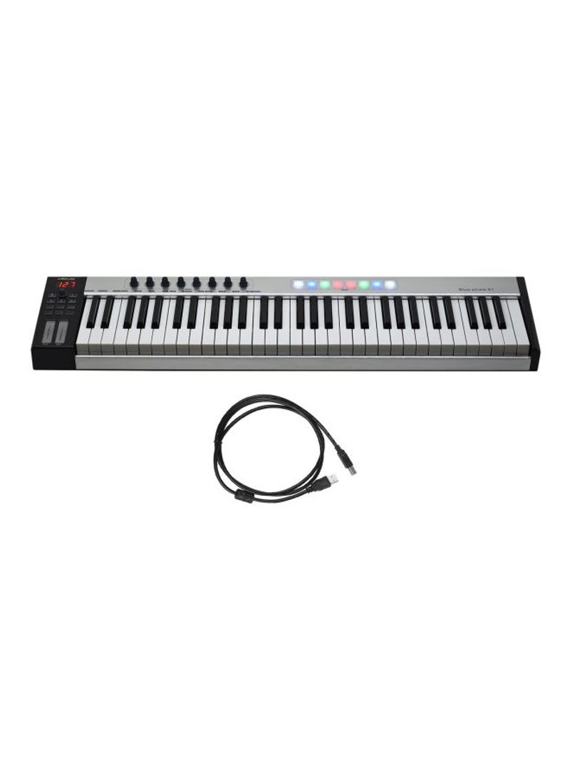 Blue Whale 61-Key MIDI Controller Keyboard With USB Cable