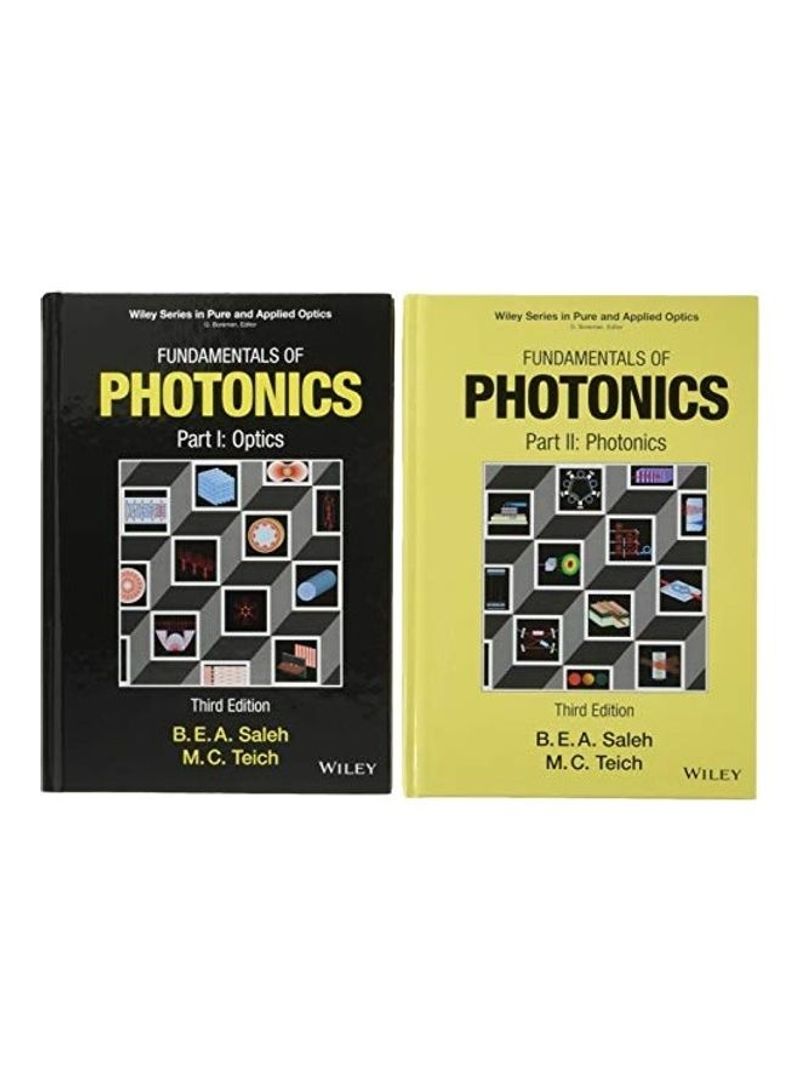 2-Piece Fundamentals Of Photonics Book Set Hardcover English by Bahaa E. A. Saleh