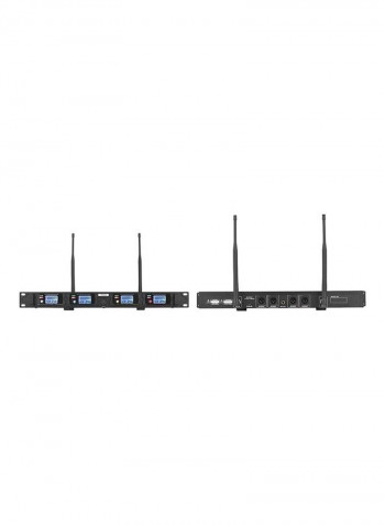 D4-2 Professional 4-Channel UHF Wireless Microphone System