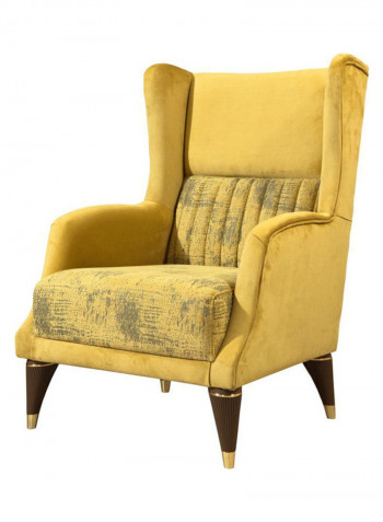 Carmen 1 Seater Fabric Sofa Yellow
