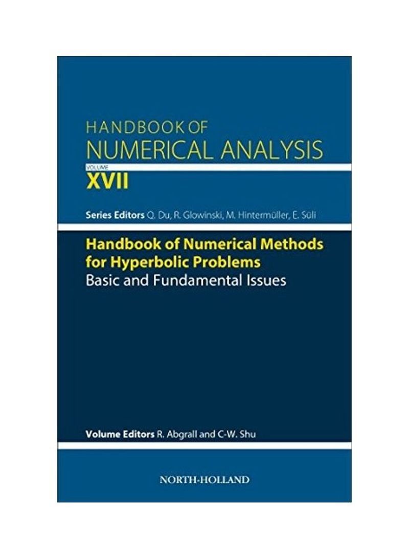 Handbook of Numerical Methods for Hyperbolic Problems Hardcover English by Remi Abgrall