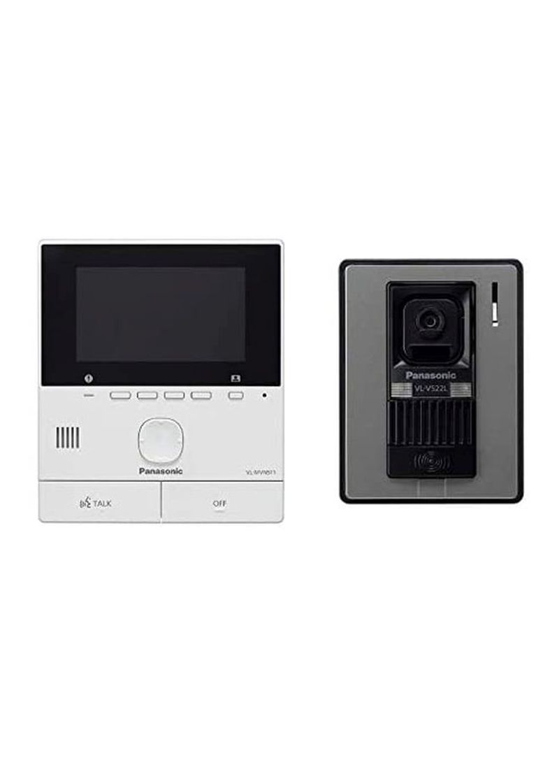 Wireless Video Intercom System White/Black/Grey 104x100x54cm