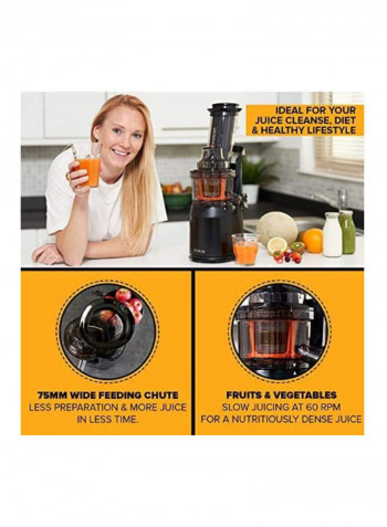 Masticating Juicer and Ice Cream Make 240 W F1900/BLK Black